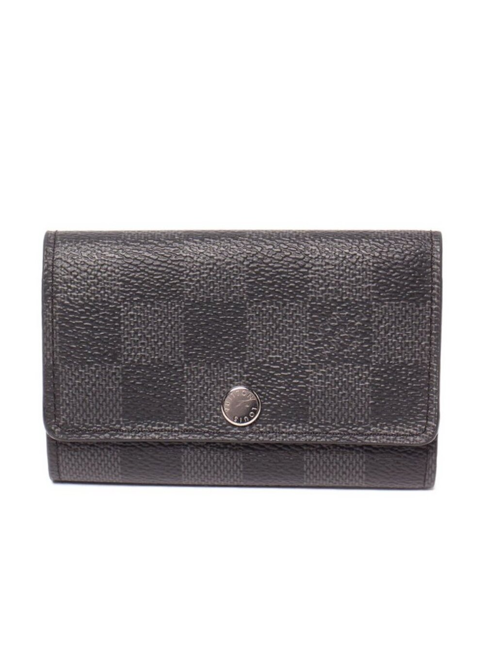 Louis Vuitton Key Case Multicles 6 Damier Graphite Key Holder Coin Purse